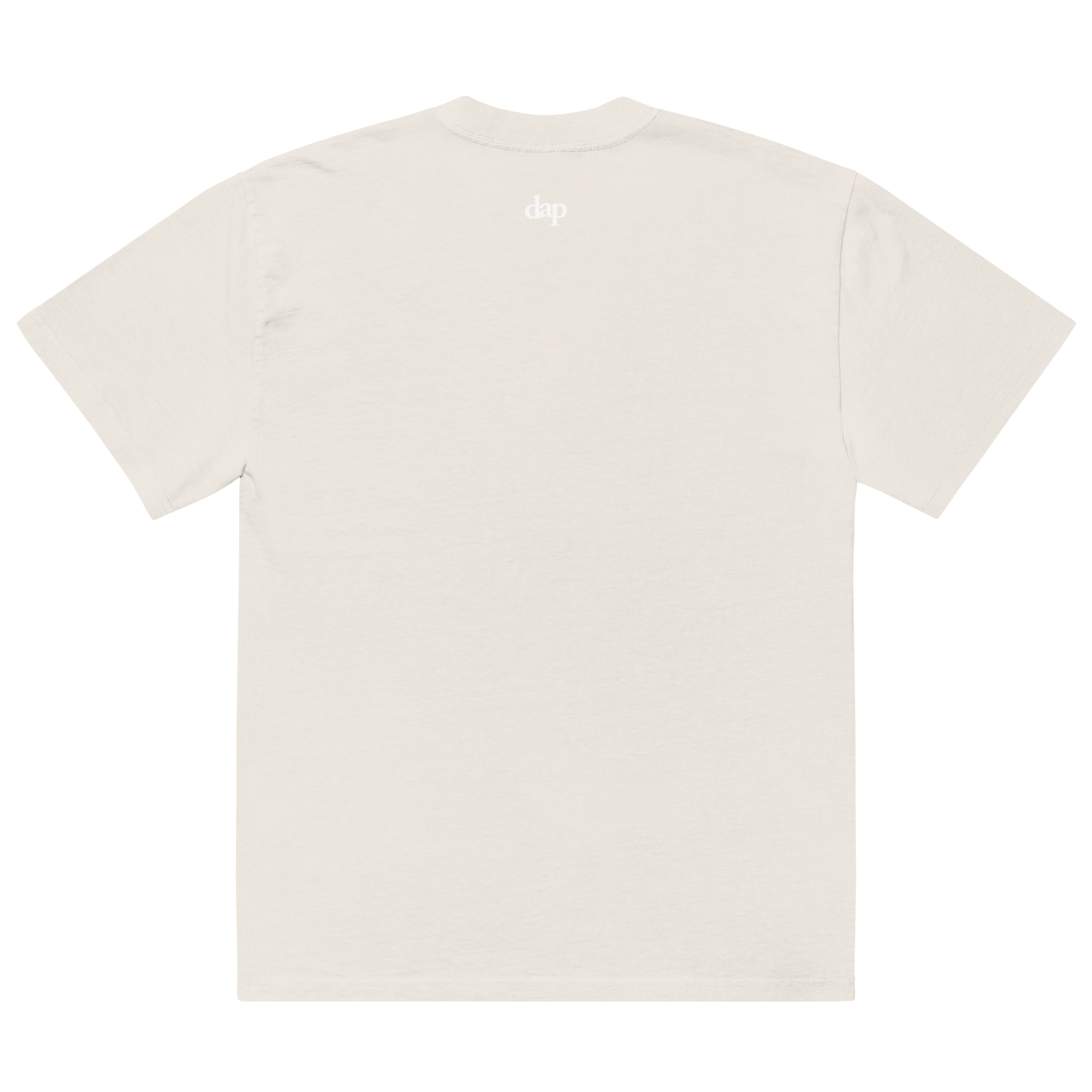 BO$$ oversized faded t-shirt (bone)
