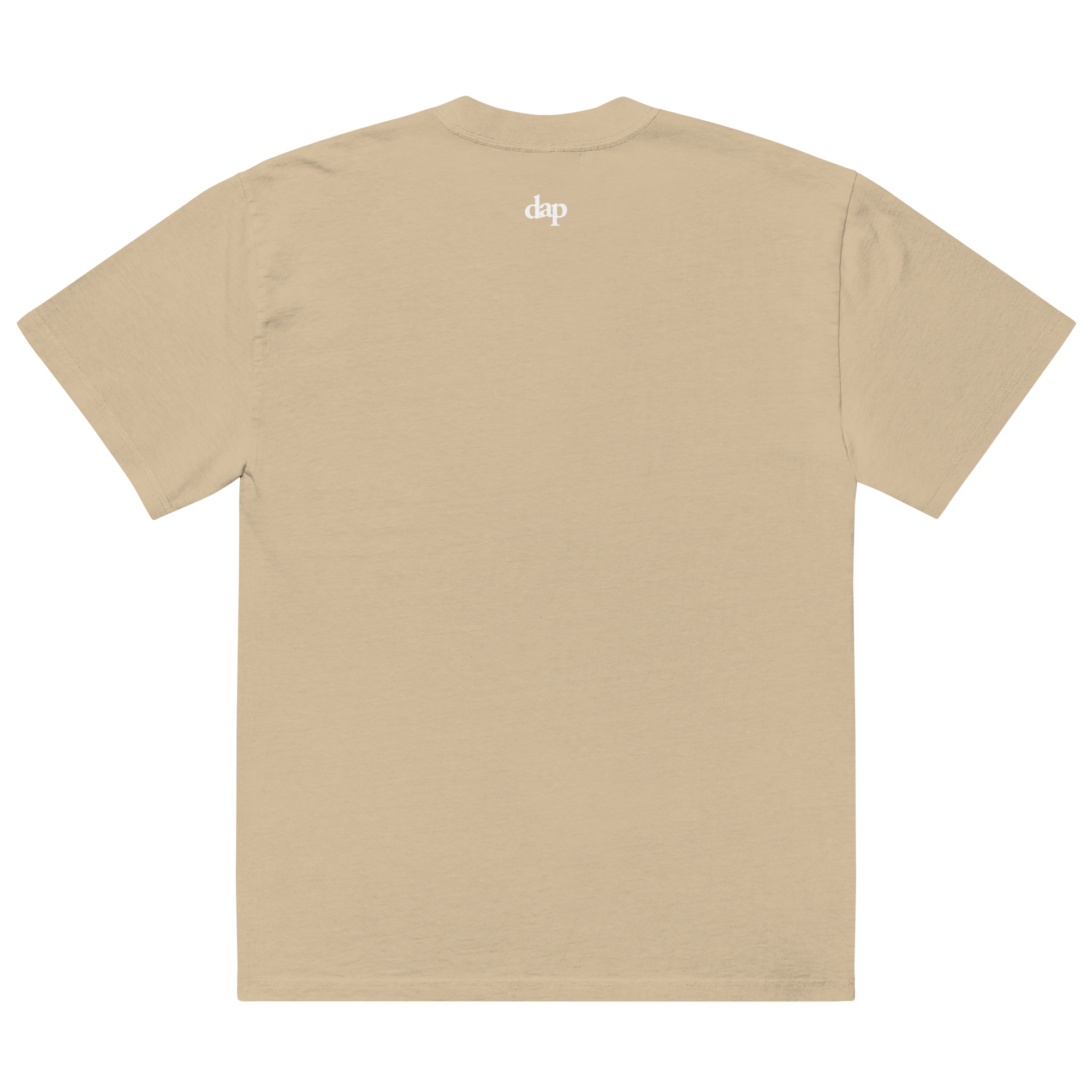 BO$$ oversized faded t-shirt (khaki)