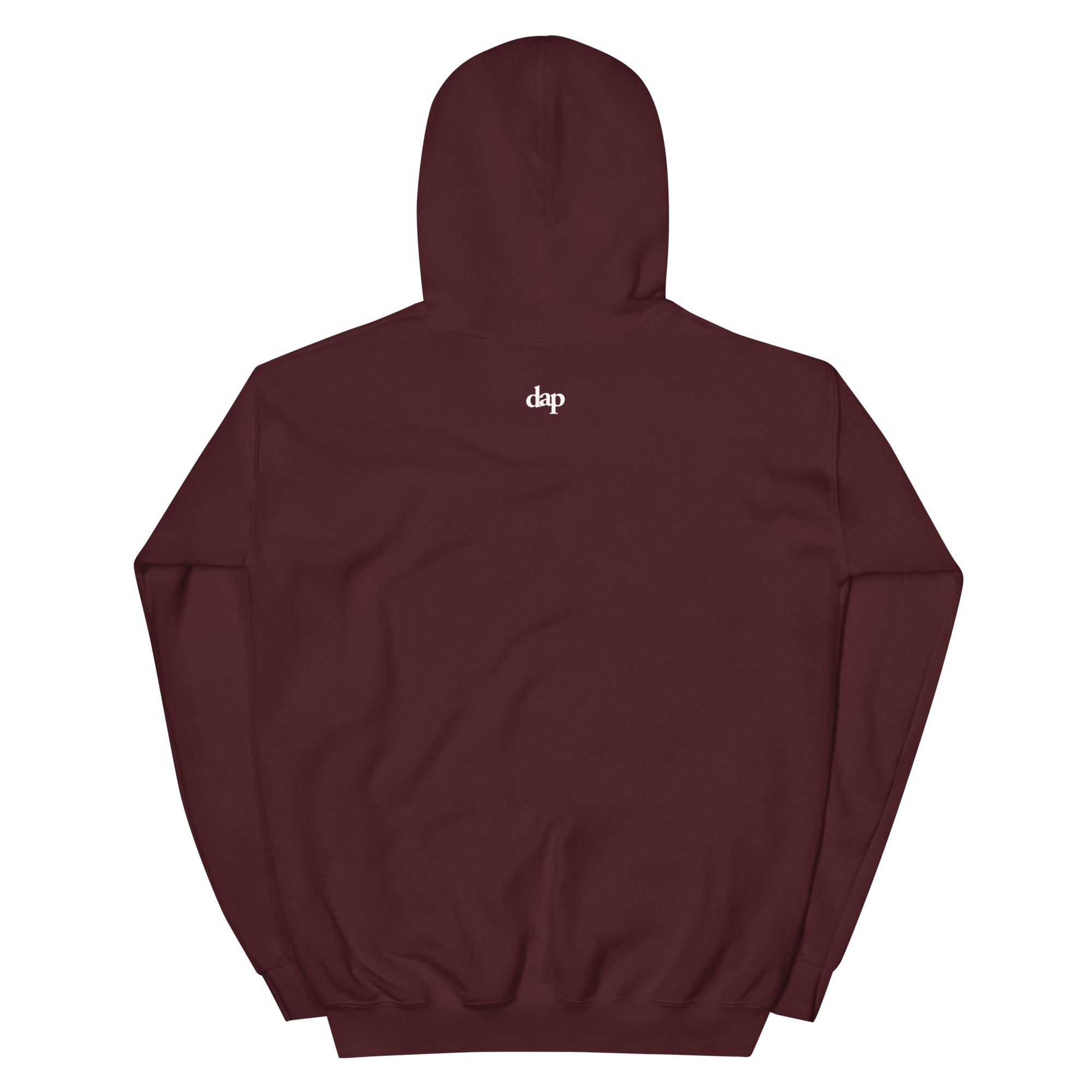 dap box hoodie (maroon)