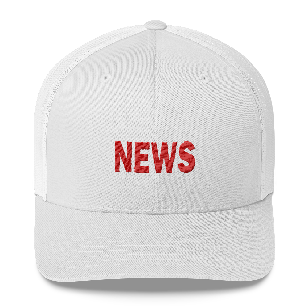 NEWS trucker cap (white)