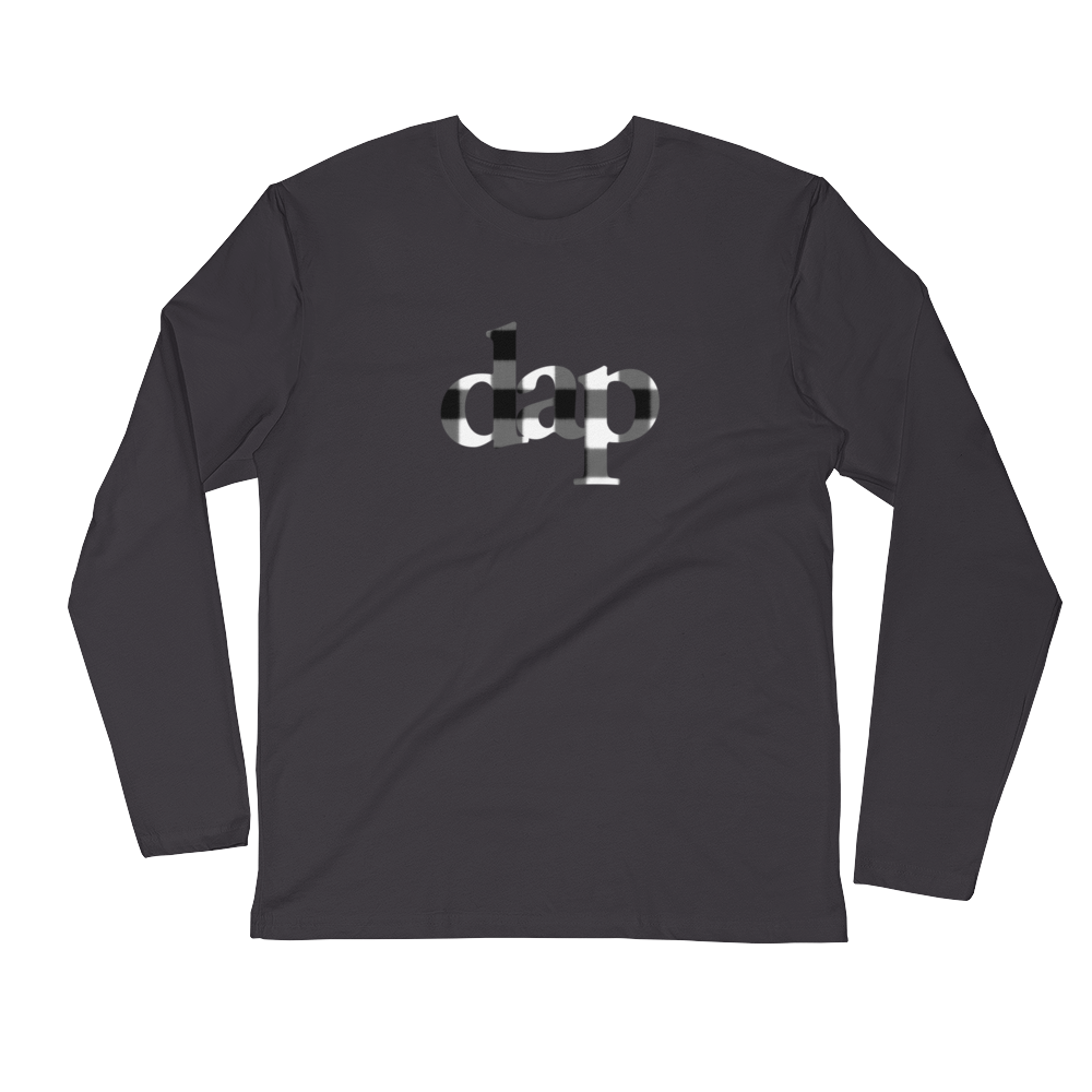 dapflan long sleeve (white/heavy metal)