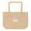 dap large organic eco tote bag (khaki)