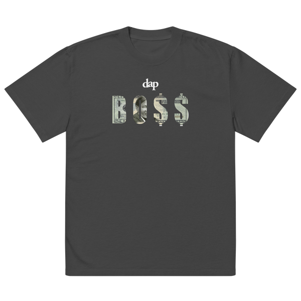 BO$$ oversized faded t-shirt (black)