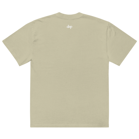 BO$$ oversized faded t-shirt (eucalyptus)