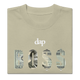 BO$$ oversized faded t-shirt (eucalyptus)