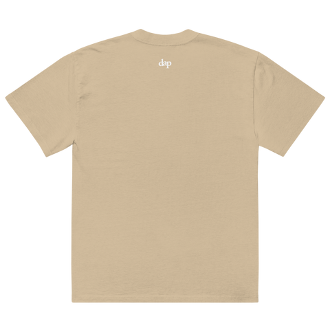 BO$$ oversized faded t-shirt (khaki)