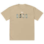 BO$$ oversized faded t-shirt (khaki)