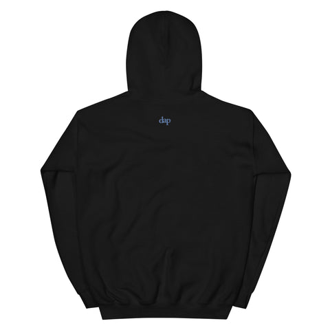 dap denim box hoodie (black)