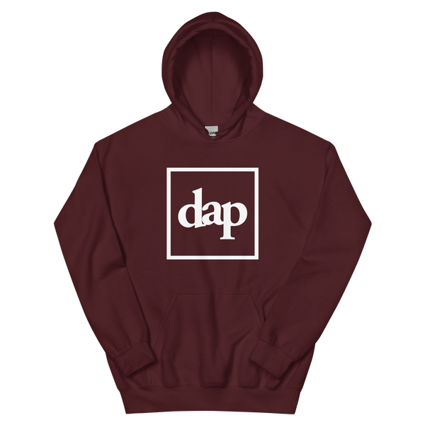 dap box hoodie (maroon)