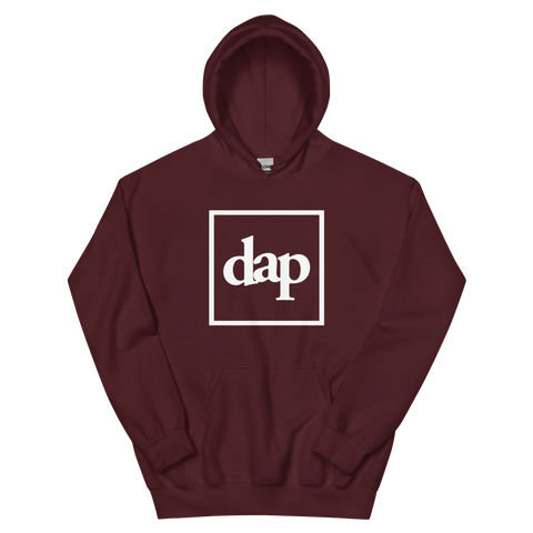 dap box hoodie (maroon)