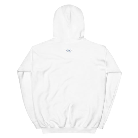 dap denim box hoodie (white)