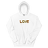 LOVE hoody (white)