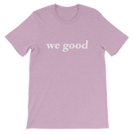 we good tee (heather prism lilac)