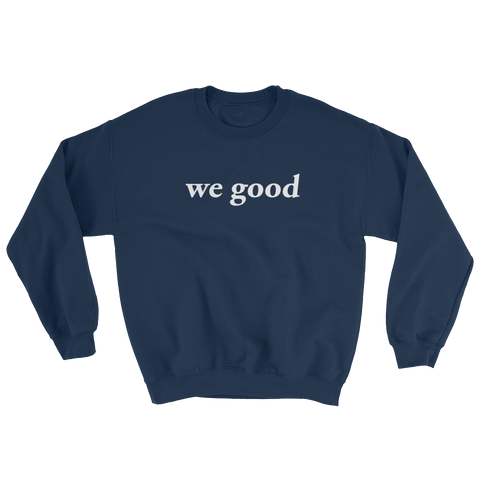 we good sweatshirt (navy)