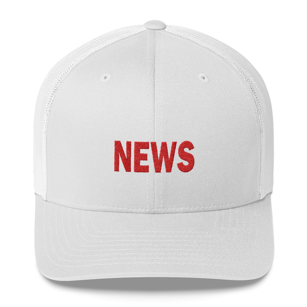 NEWS trucker cap (white)