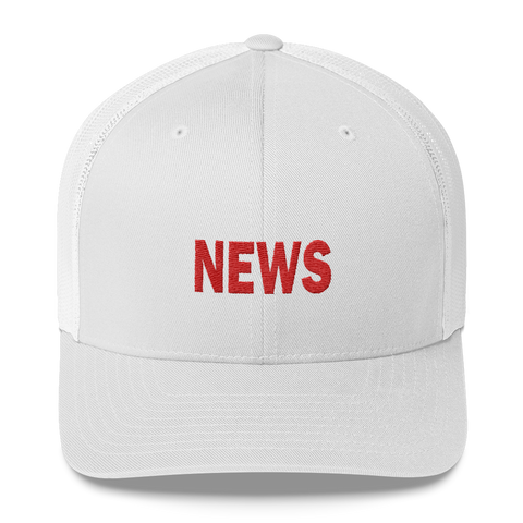 NEWS trucker cap (white)