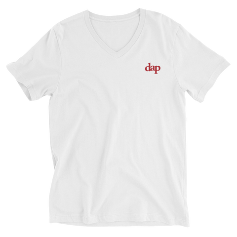 dap v-neck tee (red)