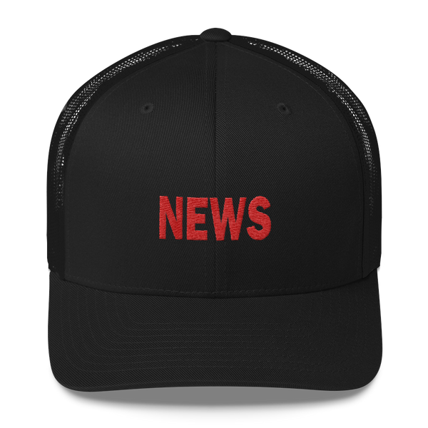 NEWS trucker cap (black)