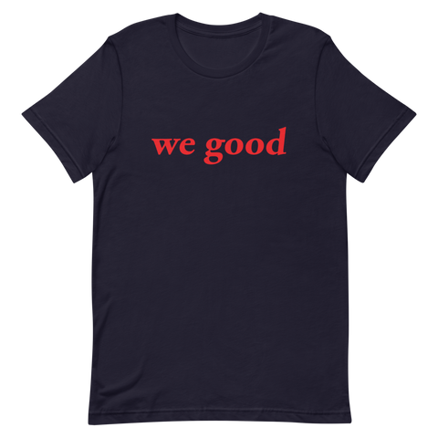 we good tee (navy)